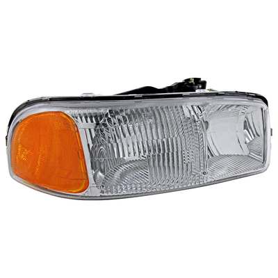 1999-06 GMC Sierra Euro Headlight Chrome- Right Side