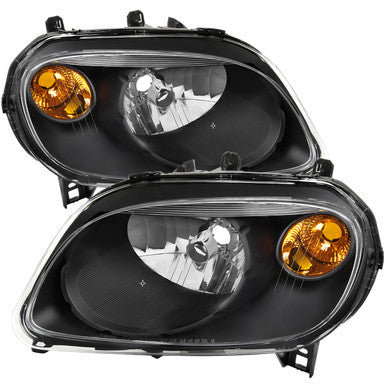 2006-11 Chevrolet Hhr Without Projector Headlights Matte Black Housing Clear Lens - No Bulbs Included