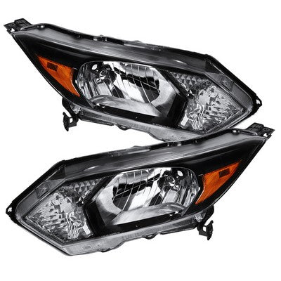 2015-18 Honda Hrv Headlights- Glossy Black