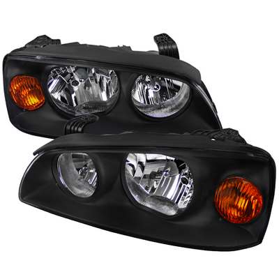 2004-06 Hyundai Elantra Black Euro Headlights