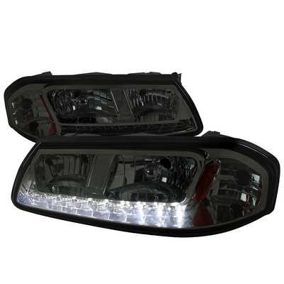2000-05 Chevrolet Impala Smoked Euro Headlights With Led