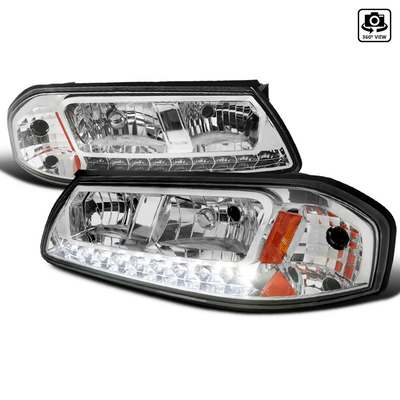 2000-05 Chevrolet Impala Chrome Euro Headlights With Led