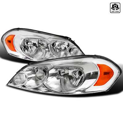2006-13 Chevrolet Impala Euro Headlights, Chrome