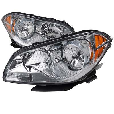 2008-12 Chevy Malibu Euro Headlights, Chrome