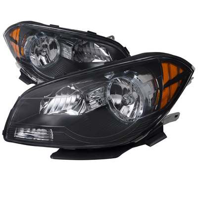 2008-12 Chevy Malibu Euro Headlights, Black