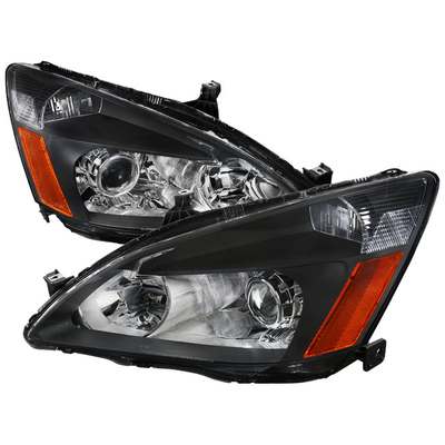 2003-07 Honad Accord Retrofit Projector Headlights, Black