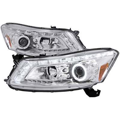 2008-12 Honda Accord Projector Headlight Chrome Housing Sedan Model
