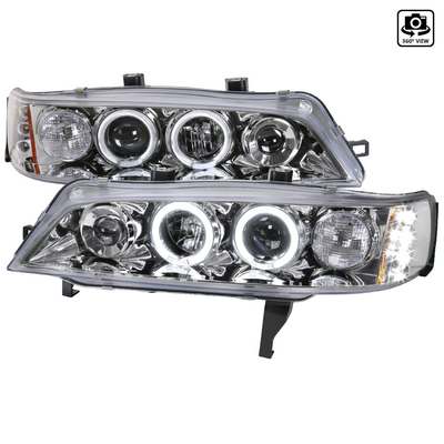 1994-97 Honda Accord Halo Led Projector Chrome