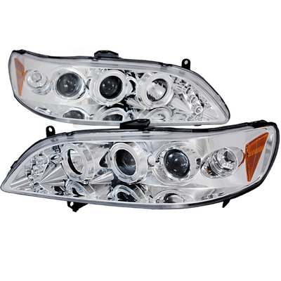 1998-02 Honda Accord Halo Led Projector Chrome