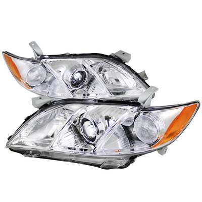2007-11 Toyota Camry Projector Headlight Chrome