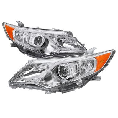2012-14 Toyota Camry Oe Style Projector Headlights- Chrome