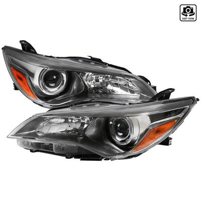 2015-16 Toyota Camry Headlights- Oe Style- Gunmetal