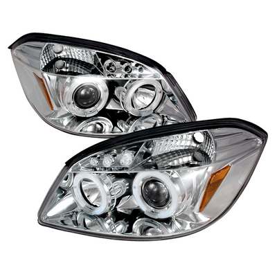 2005-10 Chevy Cobalt Halo Projector Headlights, Chrome