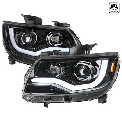 2015-22 Colorado/Canyon Led Projector Headlight Full Glossy Black