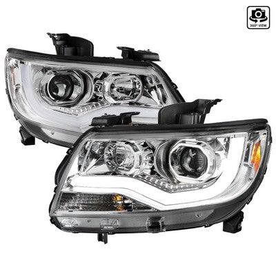 2015-22 Colorado/Canyon Led Projector Headlight Chrome With Clear Lens