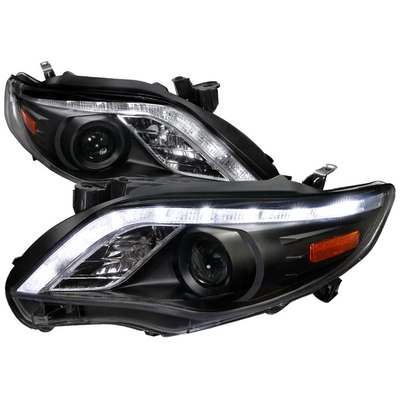 2011-13 Toyota Corolla LED Projector Headlights, Black