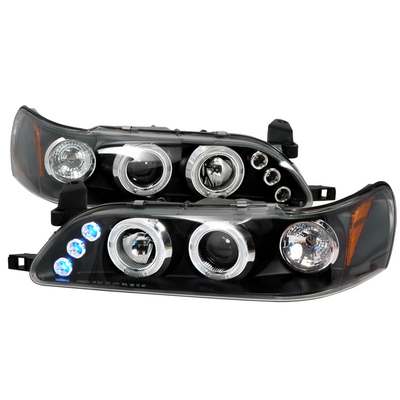 1993-97 Toyota Corolla Halo Led Projector Black