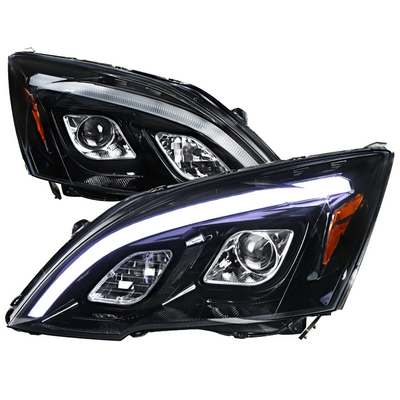 2007-11 Honda Crv Projector Headlight Glossy Black