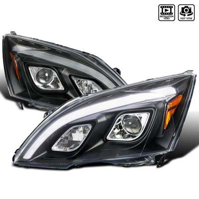 2007-11 Honda Crv Projector Headlight Matte Black