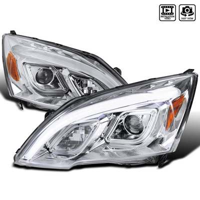 2007-11 Honda Crv Projector Headlight Chrome