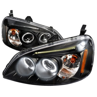 2001-03 Civic Halo Led Projector Black