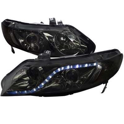 2006-11 Civic 4 DOORS R8 STYLE PROJECTOR HEADLIGHT SMOKE