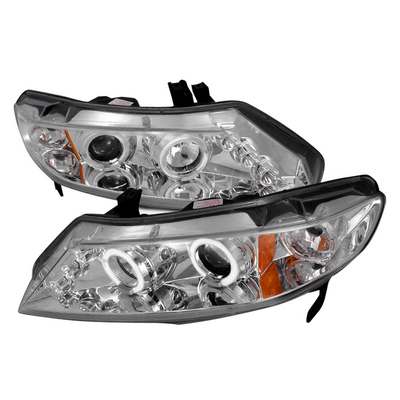 2006-11 Civic Halo Led Projector Chrome V2