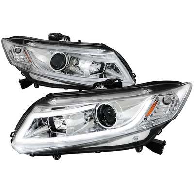 2012-?? Civic R8 Style Led Projector Headlight Chrome