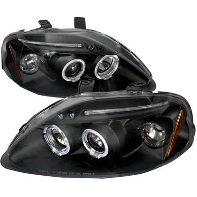 1999-00 Civic Halo Led Projector Black