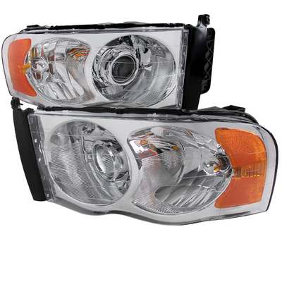 2002-05 Ram Projector Headlight Chrome Housing