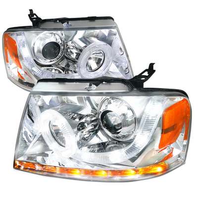 2004-08 F150 Projector Headlights Chrome Housing