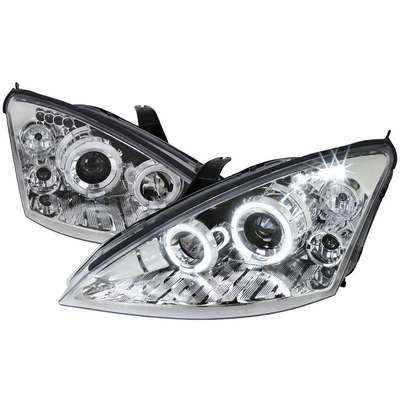 2000-04 Ford Focus Halo Led Projector Chrome