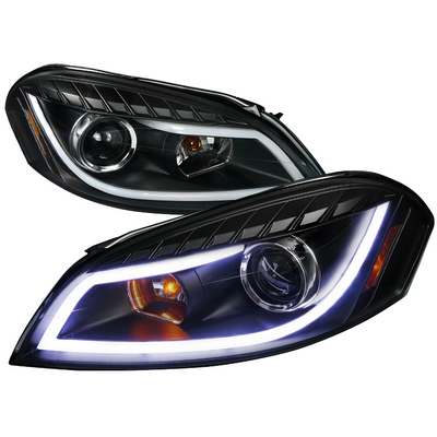 2006-15 Chevy Impala LED Projector Headlights, Black