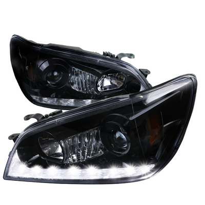 2001-05 Lexus Is300 Glossy Black Projector Headlight With Led