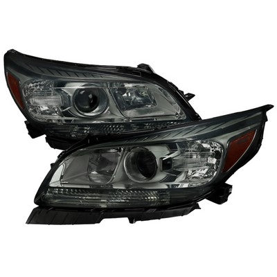2013-15 Chevy Malibu Oe Style Projector Headlights- Chrome