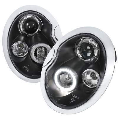 2002-05 Mini Cooper Halo Led Projector Black