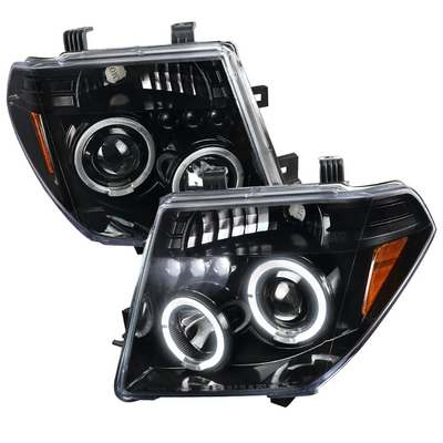 2005-07 Nissan Pathfinder Projector Headlight Glossy Black