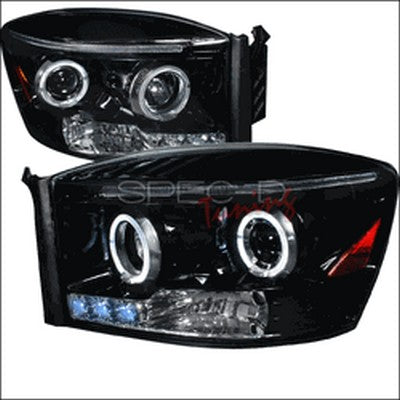 2006-08 Ram glossy black projector headlights