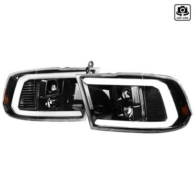 2009-18 Ram 1500, 2010-18 2500/3500 (w/o OE projector headlights) Light Bar Style Projector Headlights