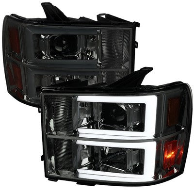 2007-13 GMC Sierra Projector Headlight Smoke Lens