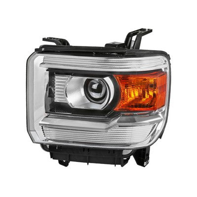 2014-18 GMC Sierra Left Headlight- Chrome