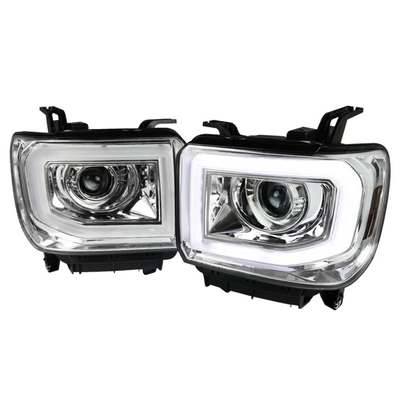 2014-18 Sierra 1500, 2015-19 2500/3500 LED DRL Bar Projector Headlights