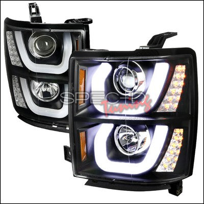 2014-15 Silverado black projector headlights (PL1235)