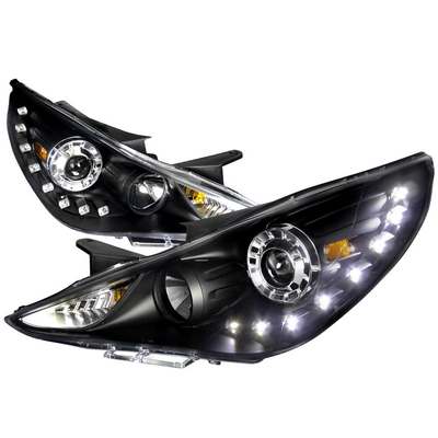 2011-?? Hyundai Sonata Projector Headlight Black Housing