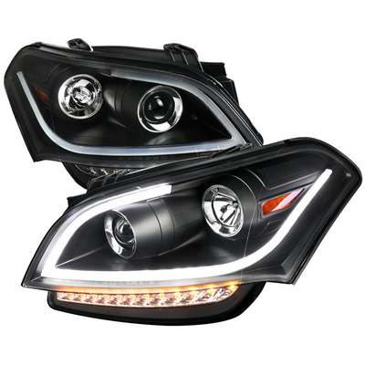 2010-11 Kia Soul LED Crystal Black Projector Headlights