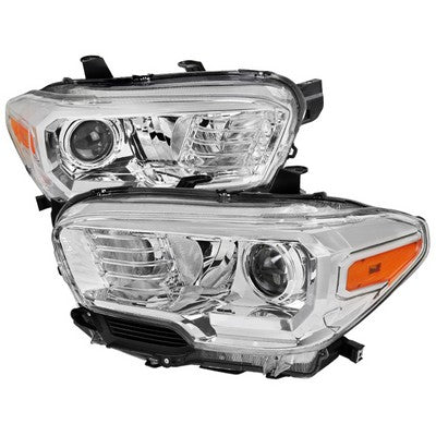 2016-18 Toyota Tacoma Projector Headlight- Left- Chrome
