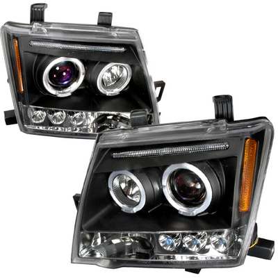 2005-12 Nissan Xterra Halo Led Projector Black
