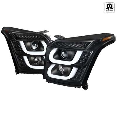 2015-18 GMC Yukon Projector Headlights Black