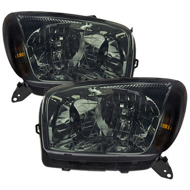 2001-03 Toyota Rav4 Headlights Without Sport Chrome Housing Smoked Lens - No Bulbs Included