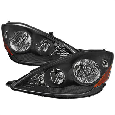2006-10 Toyota Sienna Oe Style Headlight Matte Black Housing Clear Lens - Bulbs Not Included